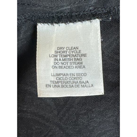 Vintage Y2K Purple Silk Paisley Sequined Tank Top Womens Large Fairy Fairycore - Picture 6 of 6